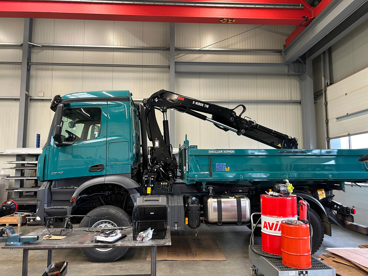 Beginn unserer Service-Partnerschaft mit Hiab