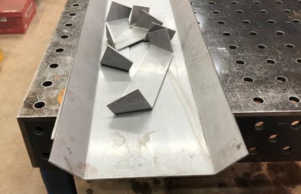 Abrollmulde Anfertigung Pneumatische Heckklappe